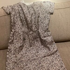 Banana Republic Black and White Midi Dress